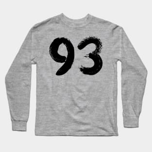 Number 93 Long Sleeve T-Shirt